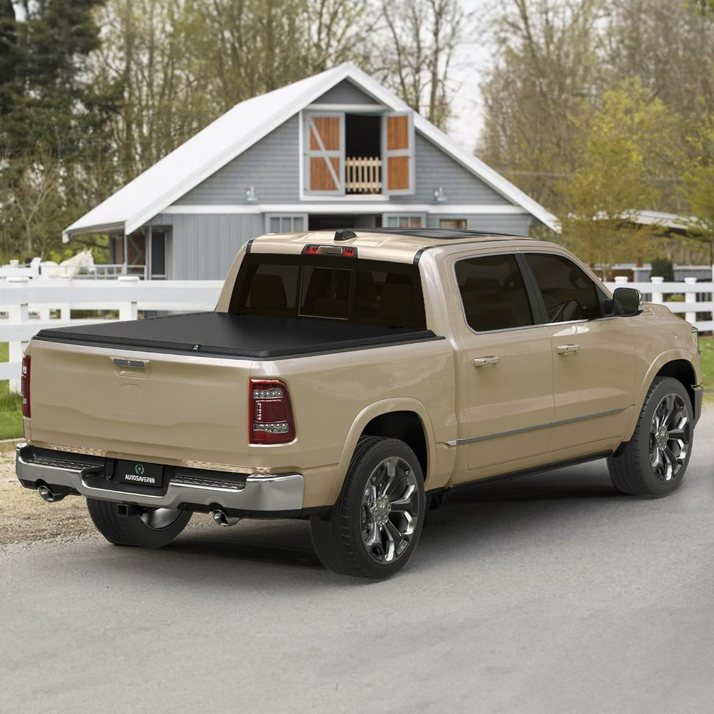 Soft Tri-fold Truck Bed Tonneau Cover for 5.7ft Bed Y574727