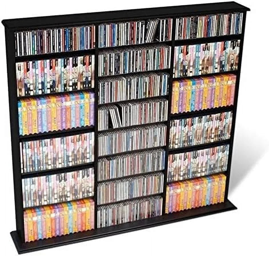 Black Triple Media Cabinet K199