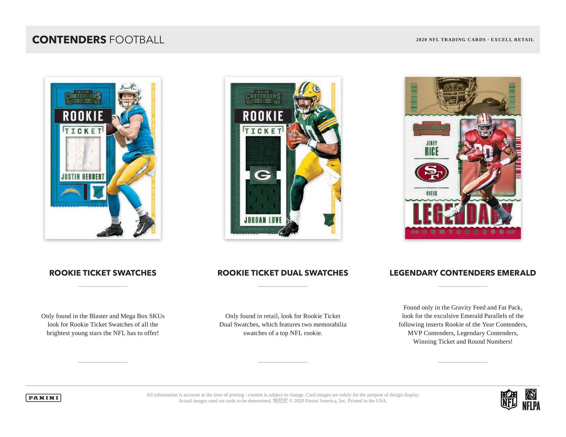 2020 Panini Contenders Football Mega Box D9122