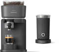 Black Espresso Machine with Milk Frother Bundle N565