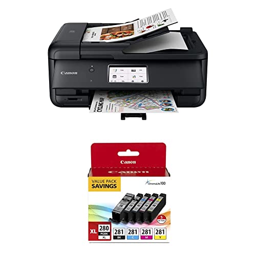 All-in-One Printer Copier Scanner Fax with Auto Document Feeder Black S2519