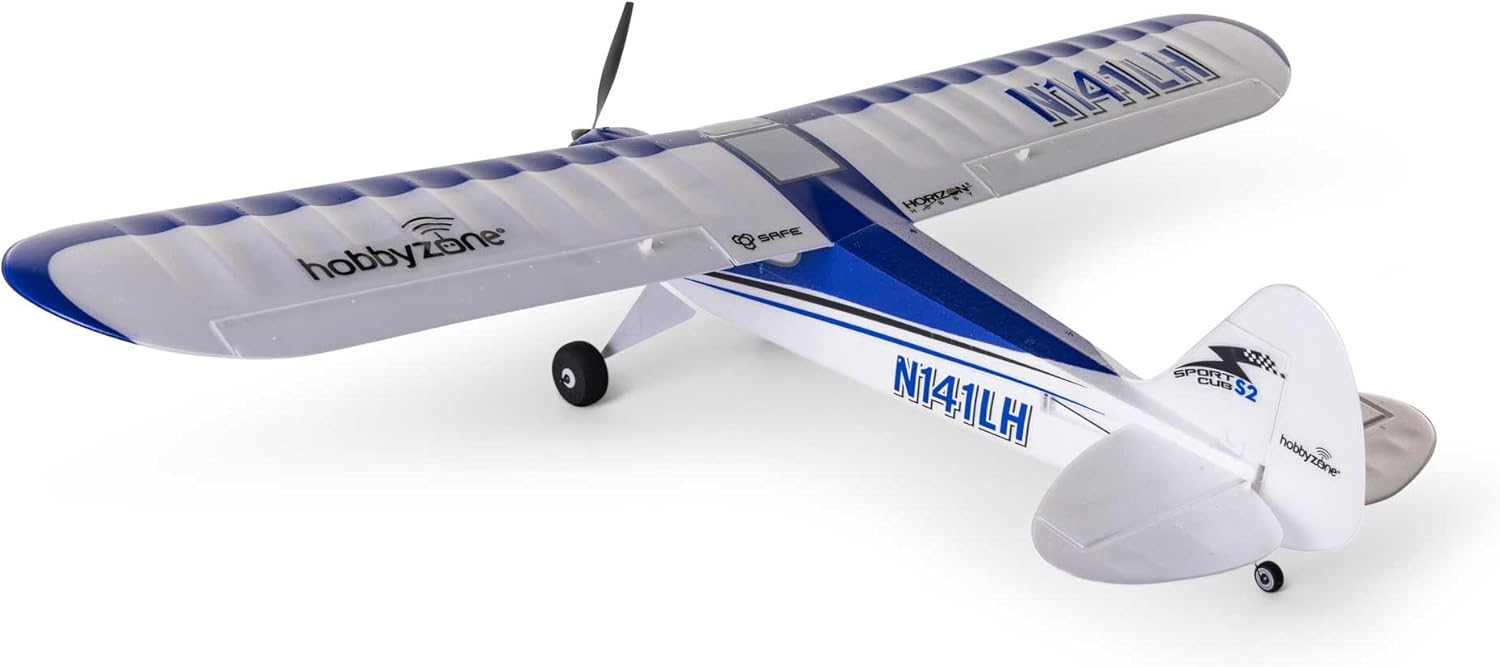 White Blue RC Airplane V849484