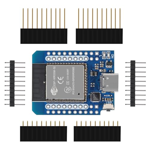 5PCS Type C D1 Mini ESP32 ESP-WROOM-32 CP2104 WLAN WiFi Bluetooth IoT Development Board M29478