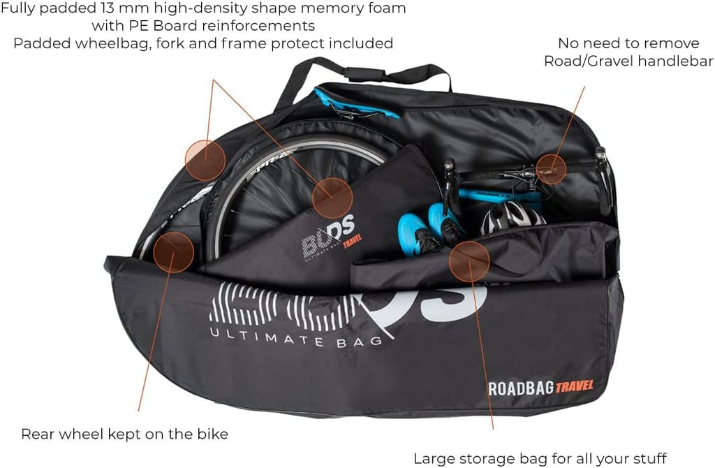 Fully Padded Bike Travel Bag D645