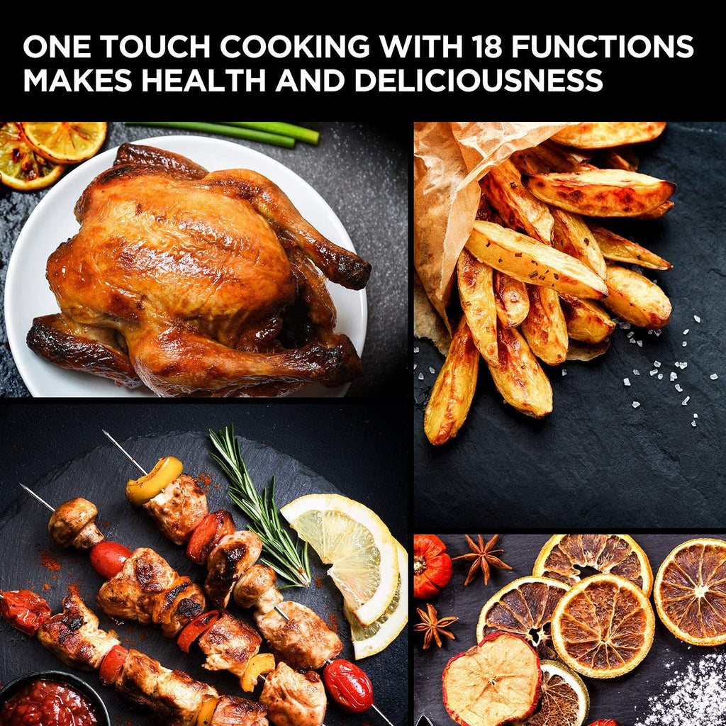 18 in 1 Air Fryer Toaster Oven Combo, 12.7QT, 1500w W9034