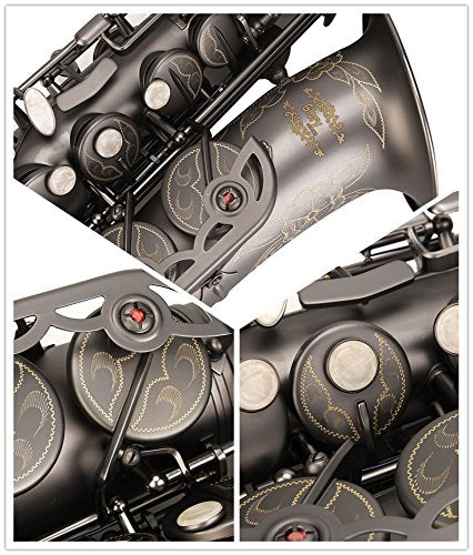 Black Lacquer E Flat Alto Saxophone with Case T416634
