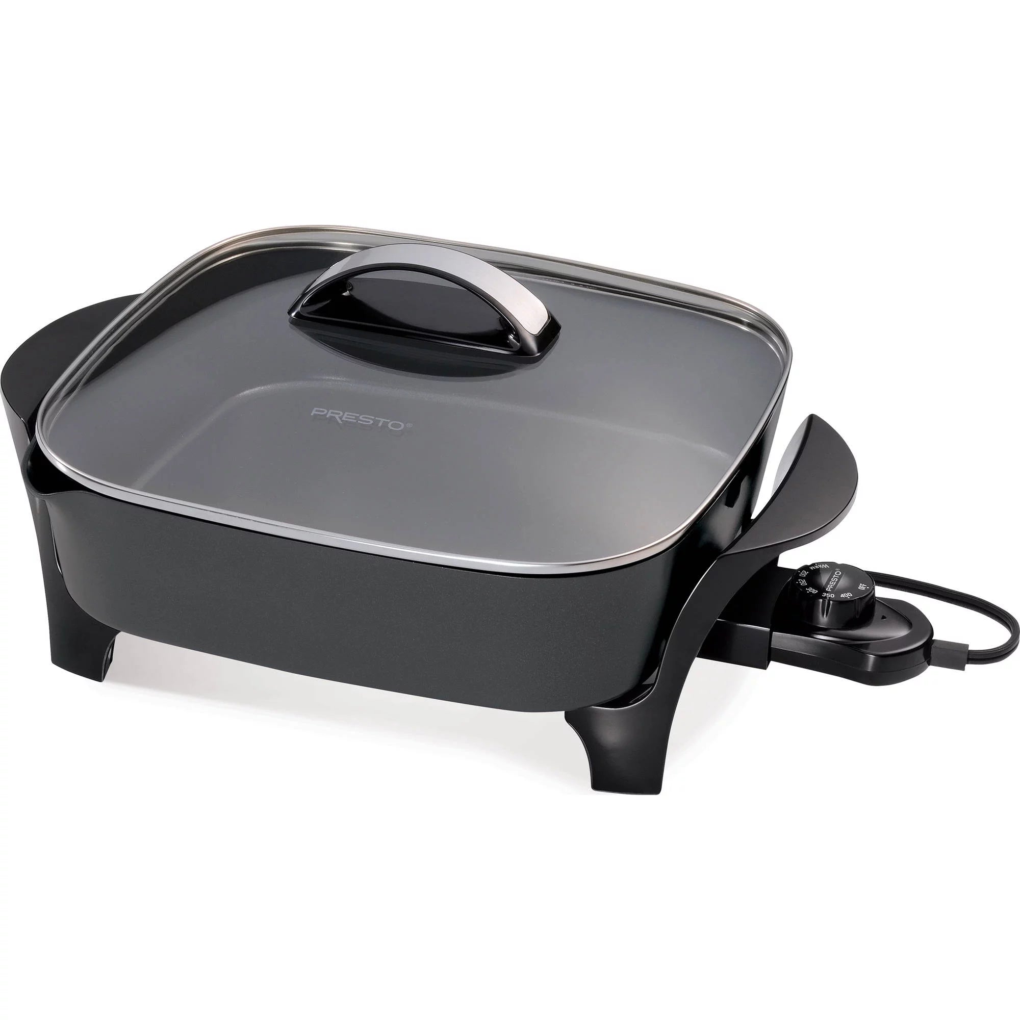12" Electric Skillet with Glass Cover B34251