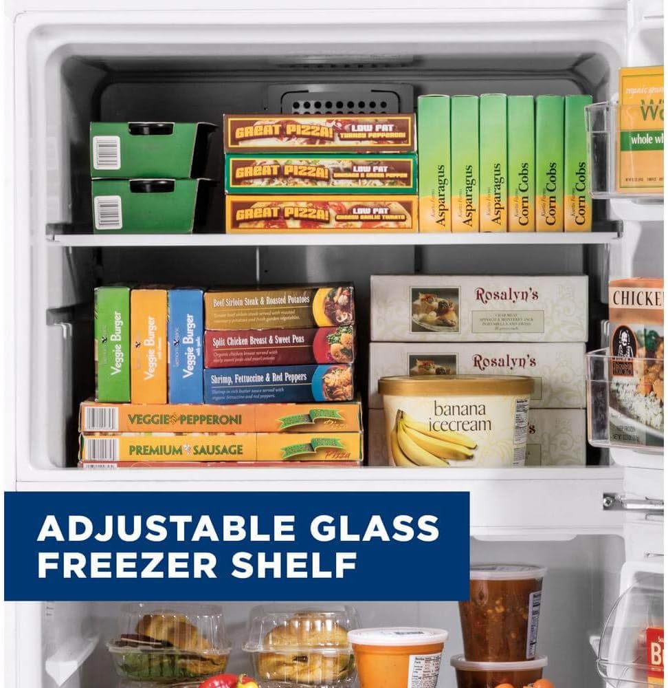 33" Top Freezer Refrigerator with 21.93 cu. ft. Capacity in Black J41968