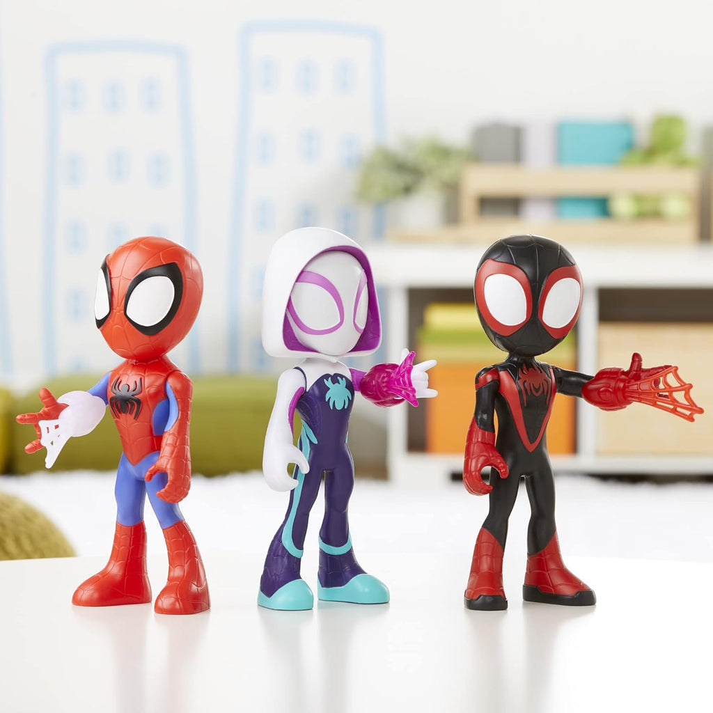 Spidey and His Amazing Friends Supersized Miles Morales: Spider-Man 9-inch Action Figure H129405