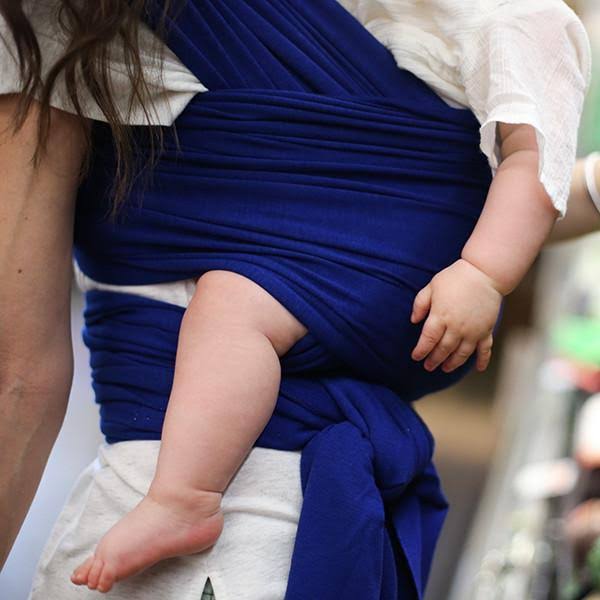 Grey Dark Blue Adjustable Wrap Baby Carrier T60101