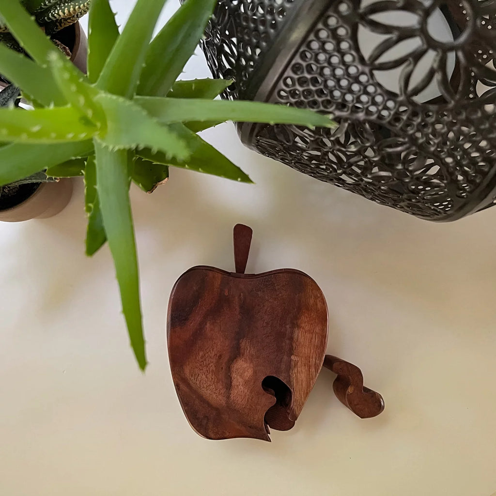 Handmade Wood Puzzle Box J62579