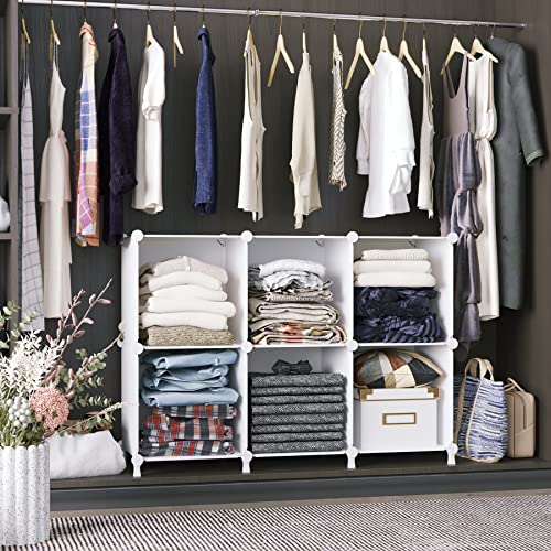 6 Cube Translucent Plastic Storage Organizer T145