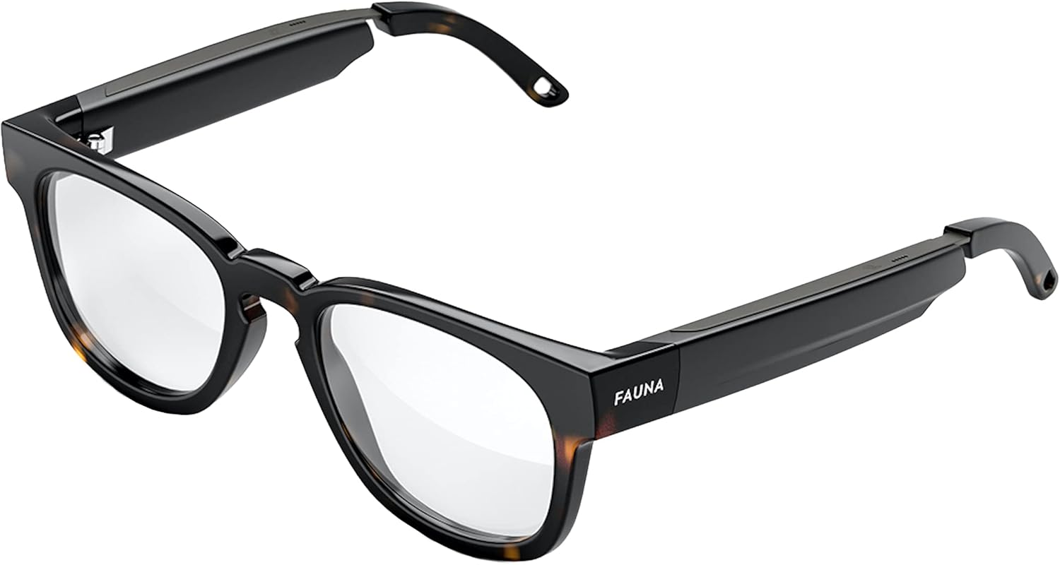 Bluetooth Audio Smart Glasses with Blue Light Filter Lenses and Charging Case G71263