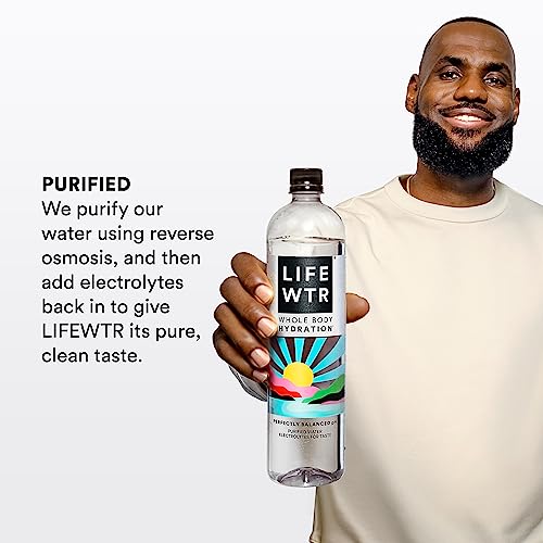 16.9 Fl Oz Purified Water with Electrolytes (Pack of 12) W26364