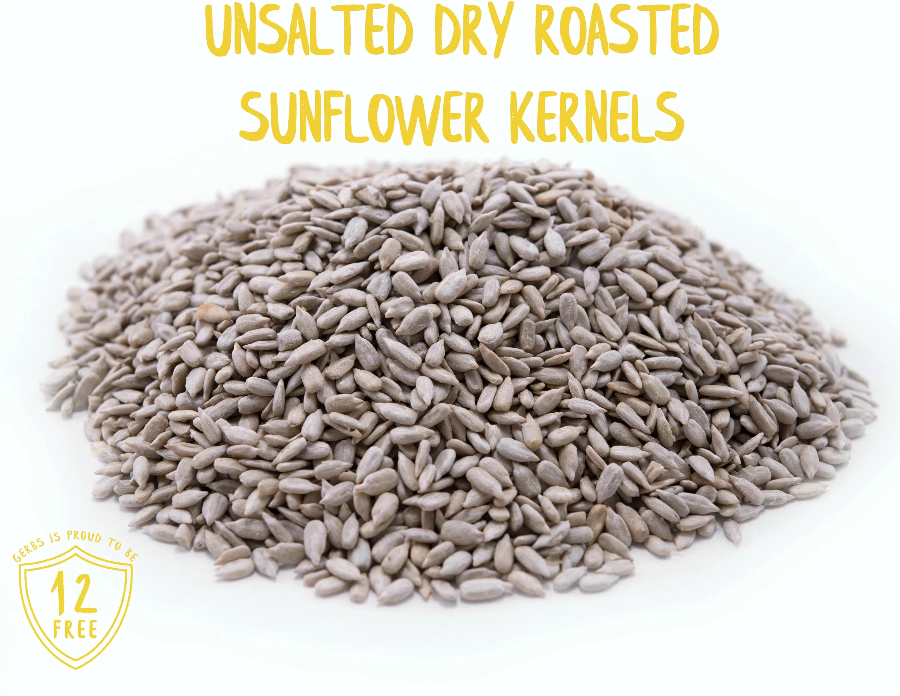 Unsalted Roasted Sunflower Seed Kernels 2 LBS J129