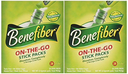 Fiber Supplement Stick Pack, Taste Free, 28-4g(0.14oz) 2PACK TOTAL 56 STICKS C2891
