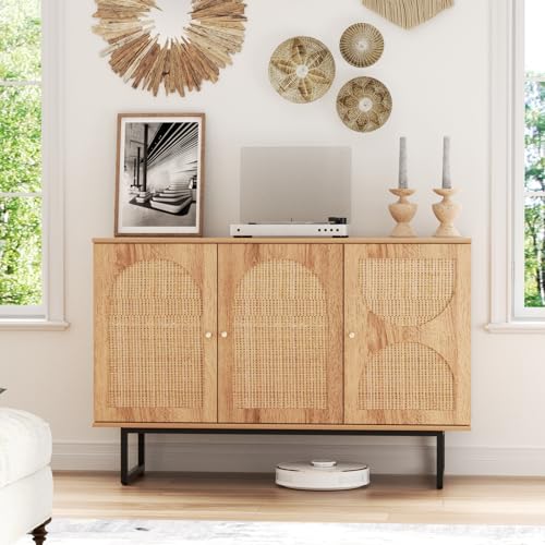 Natural Rattan Sideboard Cabinet with 2 Doors B306504