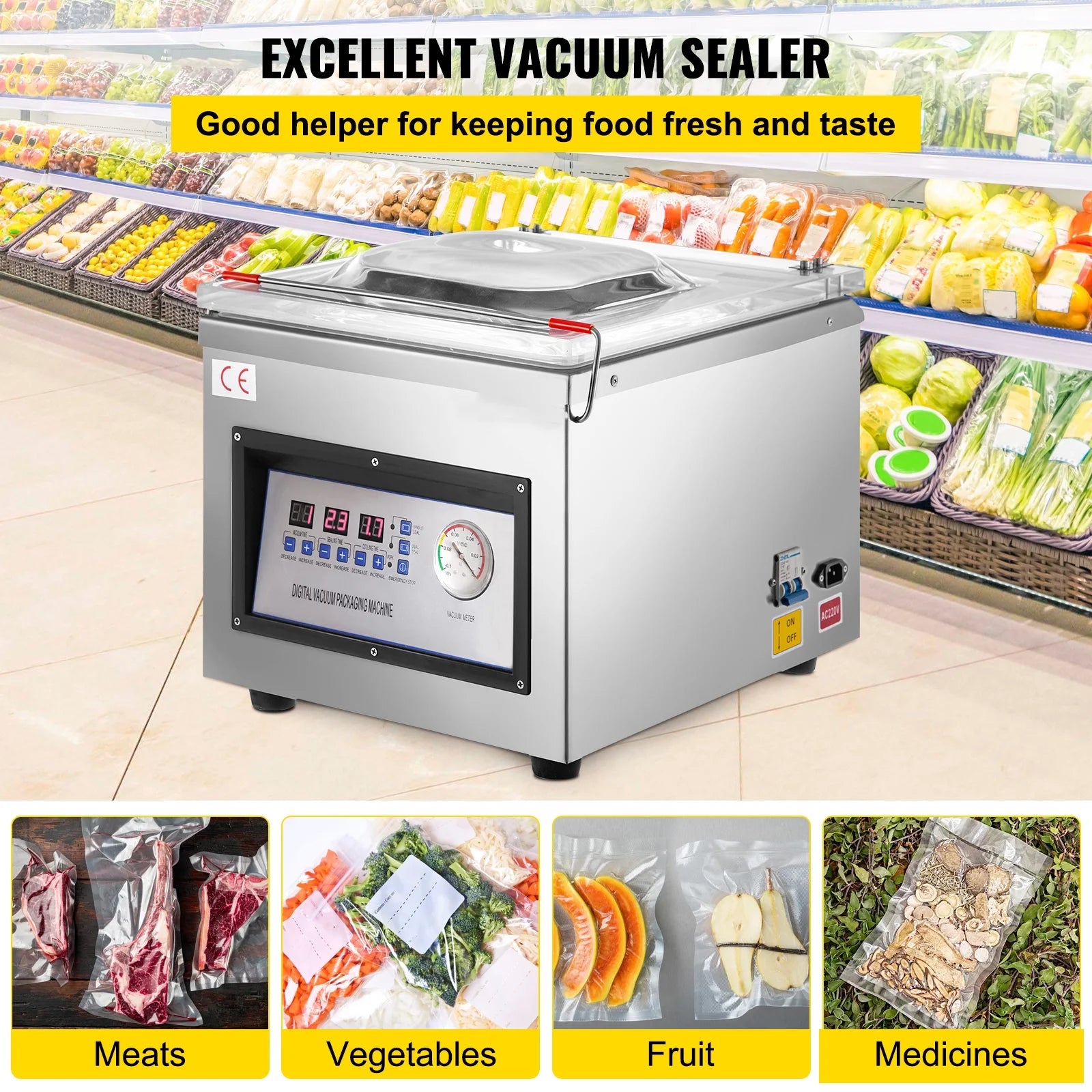 Chamber Vacuum Sealer 320mm 110v Z63330