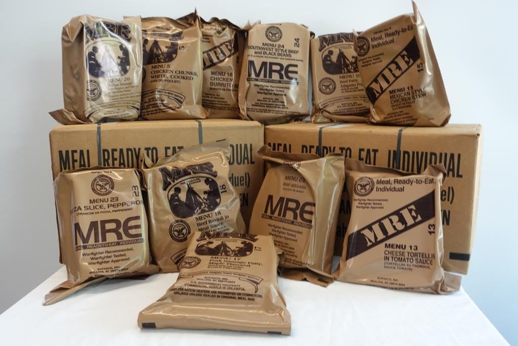 MRE Meals Ready to Eat Military MRE 12 MRE Pack N62395