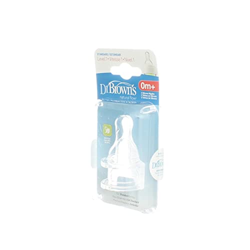8 Pack Natural Flow Level 1 Standard Nipple V738453