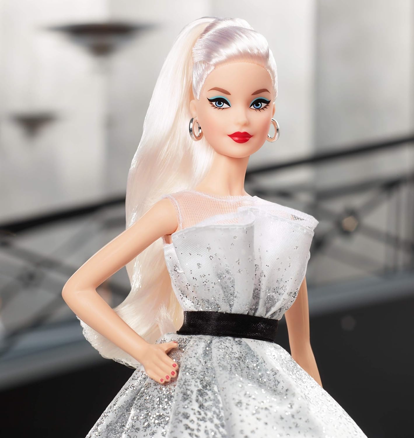 Blonde Doll with Diamond-Inspired Gown X457154