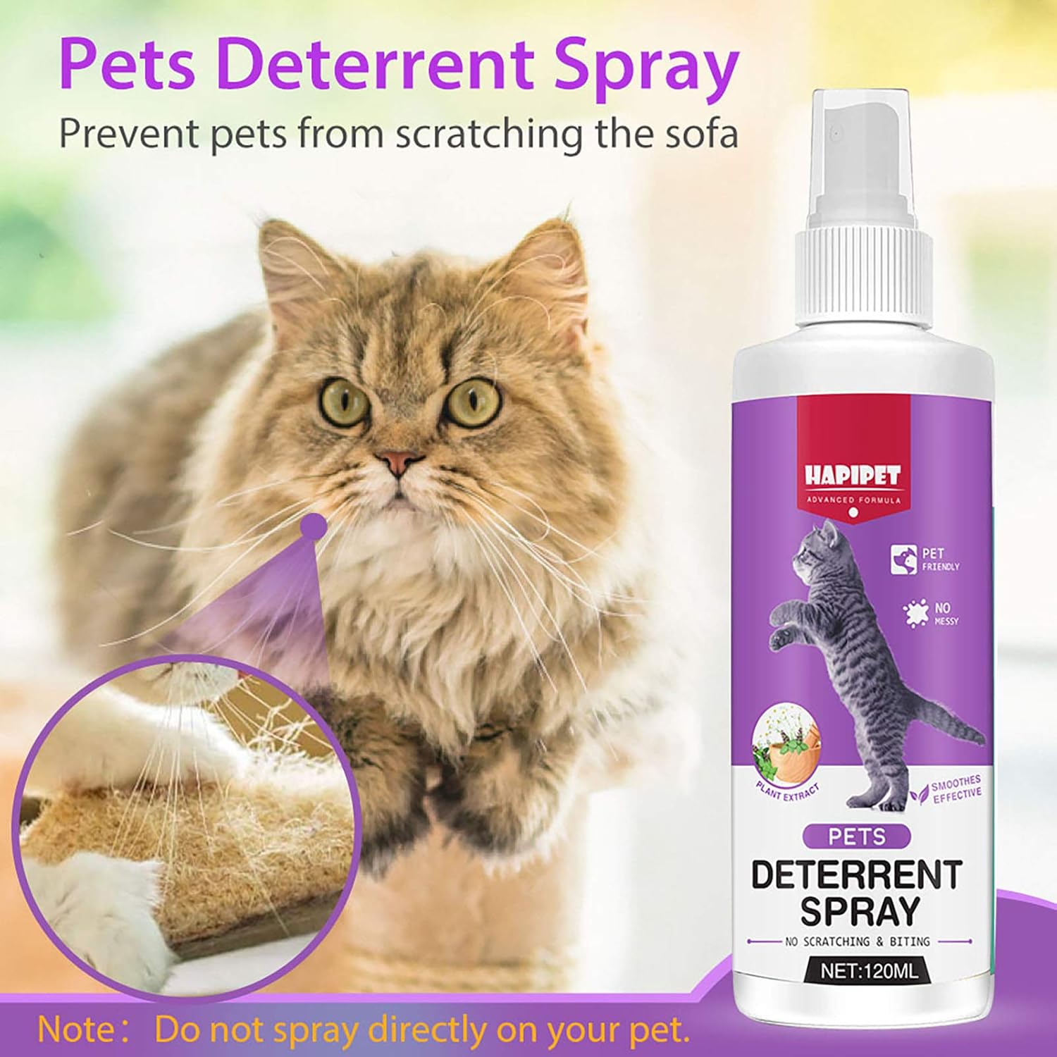 120ML Natural Cat Deterrent Spray R17182