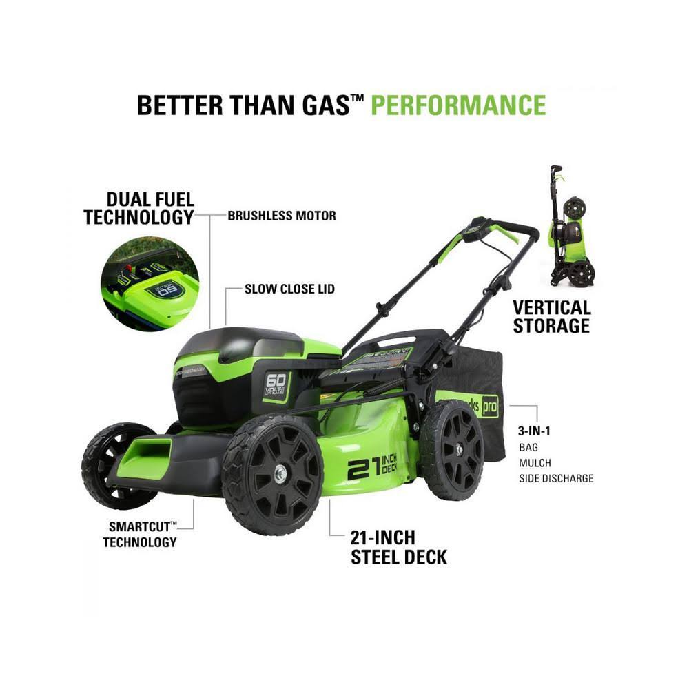 60V Battery Cordless Walk-Behind Lawn Mower B518854
