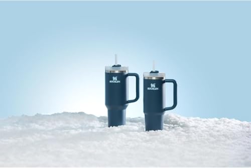 40 oz Insulated Stainless Steel Tumbler with Handle and Straw R575