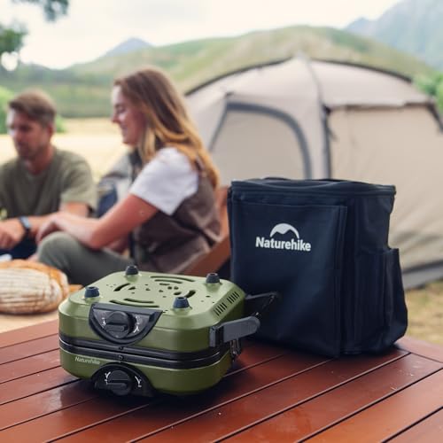 2 Burner Folding Camping Stove with Griddle C8992