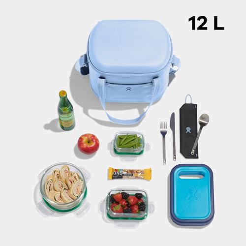 Insulated Soft Lunch Bag 12 L Capacity in Koala Gray and Black G693