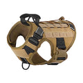 Black Heavy Duty Tactical Dog Harness with Handle D14307