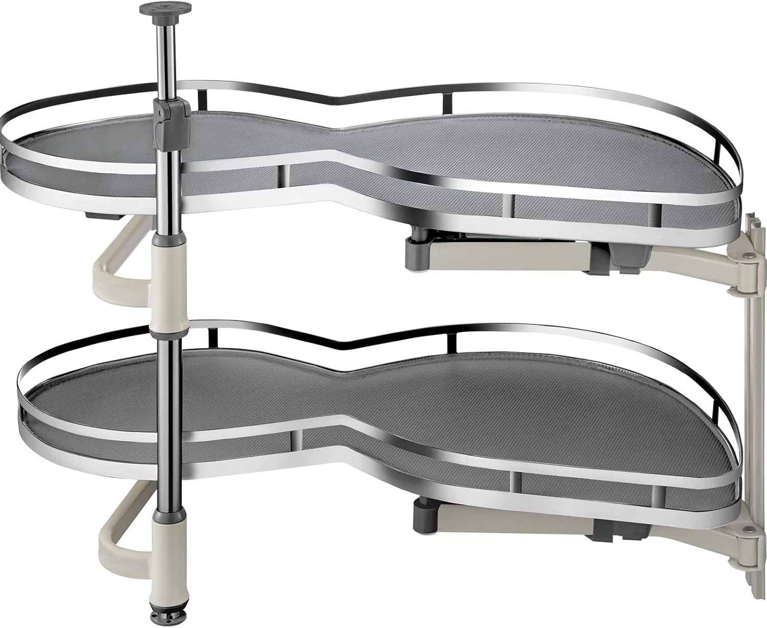 2 Tier Swing Tray Blind Corner Cabinet Organizer Q294313