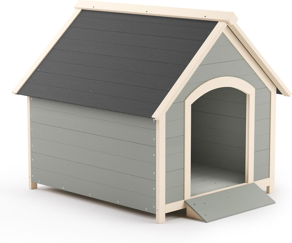 Gray Resin Dog House 40.7" H68486