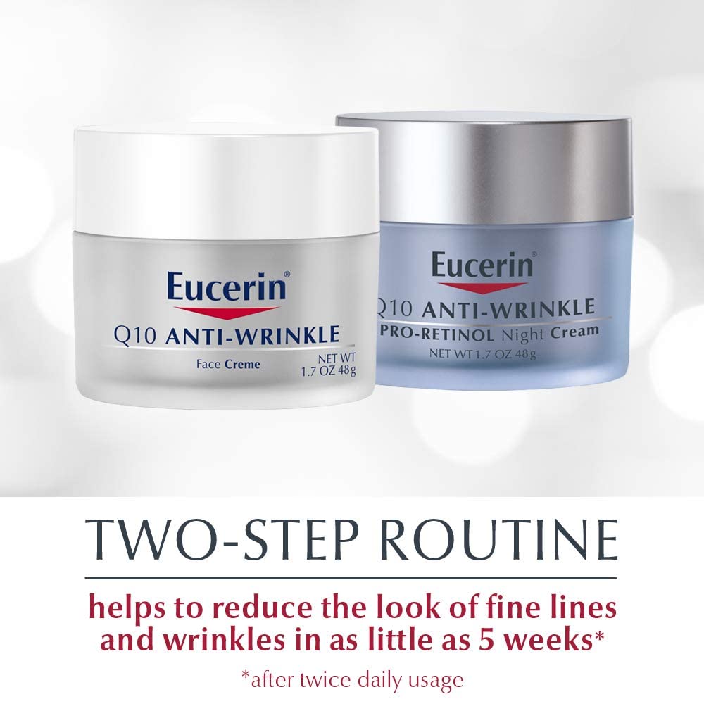 Q10 Anti Wrinkle Face Cream 1.7 Oz Jar + Night Cream 1.7 Oz Jar S156