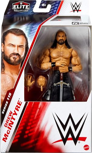 WWE Elite Action Figure 6-inch with Articulation Points & Swappable Hands R930528