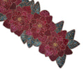 Handmade Beaded Floral Table Runner 13X36 Inch I353867