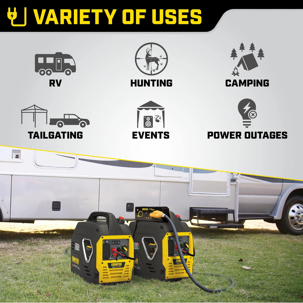 2000 Watt Dual Fuel Inverter Generator S26729