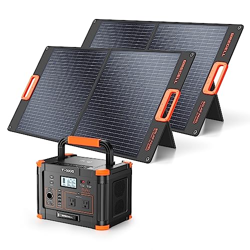 Portable Power Station 1000W with Solar Panel D212453