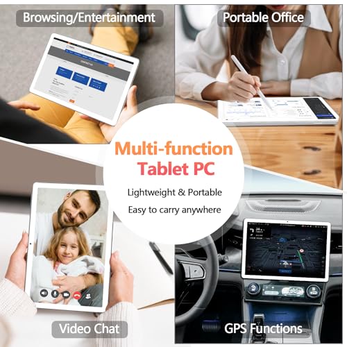 Android 14 Tablet, Octa-Core 5G WiFi, 128GB ROM 14GB RAM, 1TB Expand, 13MP+8MP Dual Camera I592