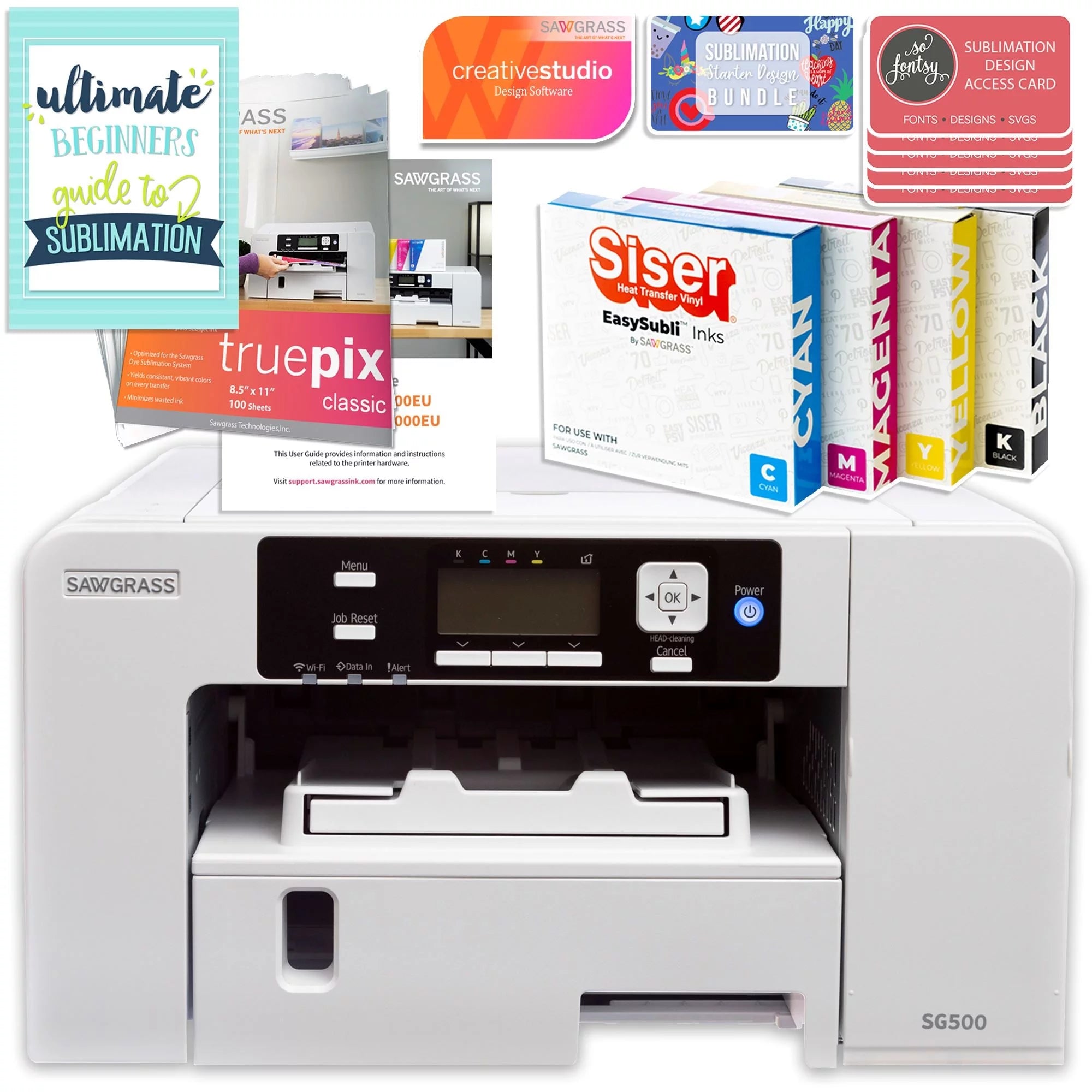 Sublimation Printer with Mug Press Bundle K788556