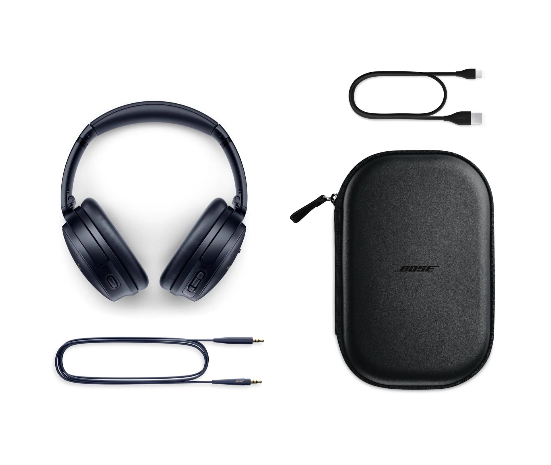 Black Noise Cancelling Over-Ear Wireless Bluetooth Earphones J11944