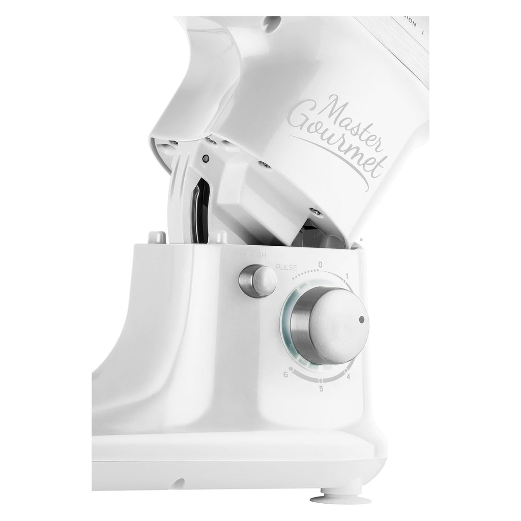 Red Stand Mixer with Pouring Shield N304356