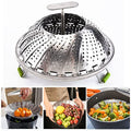 Expandable Steel Vegetable Steamer Basket (5.5"-9") L201