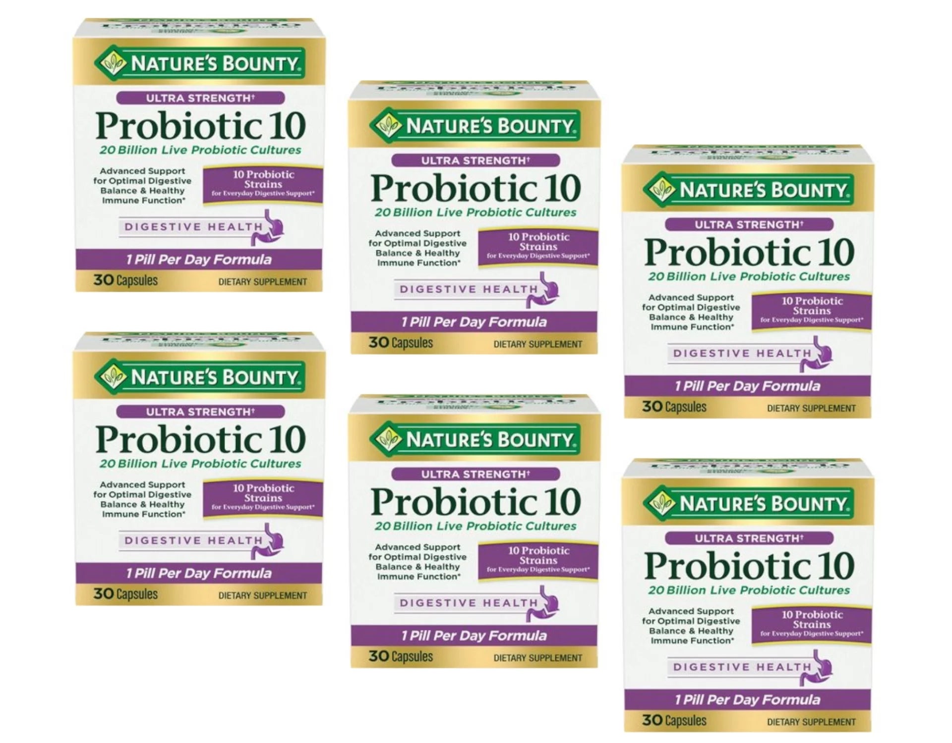 30 Count Probiotic 10 Capsules R530254