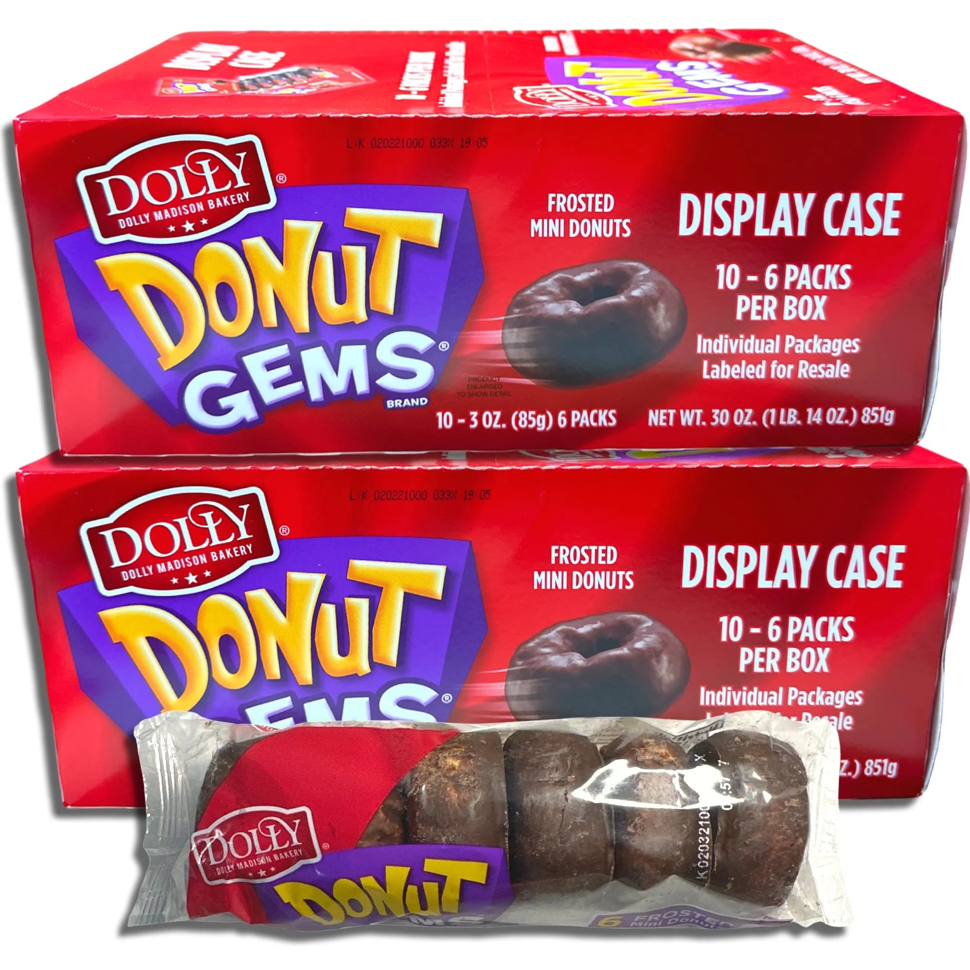 12 Packs (72 Donuts) Mini Donuts Variety Pack X19550