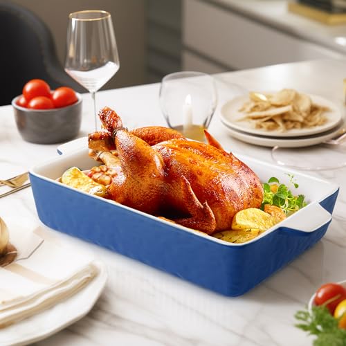 Red 9x13 Ceramic Baking Dish with Handles Z122940