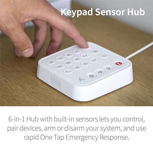 White 2K Wireless Security Camera V4365