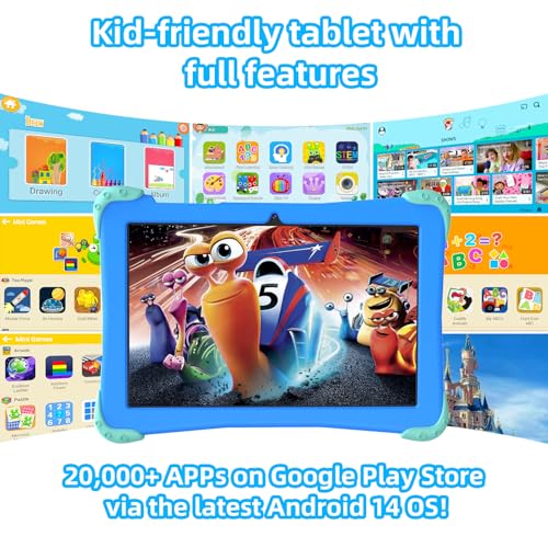 10 inch Android 14 Tablet with Case G547