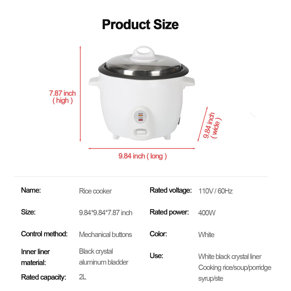 Mini 2L Electric Rice Cooker D94680