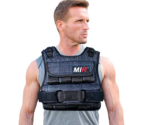 Weighted Vest 20lbs - 60lbs Solid Iron Weights Machine Washable U773888
